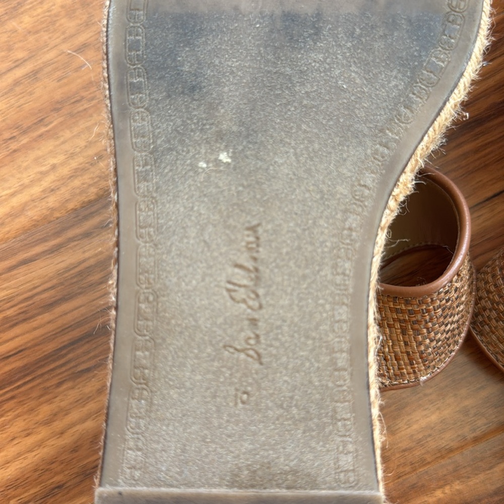 Sam Edelman Chase Beaded Buckle Espadrille Sandals - Picture 7 of 10